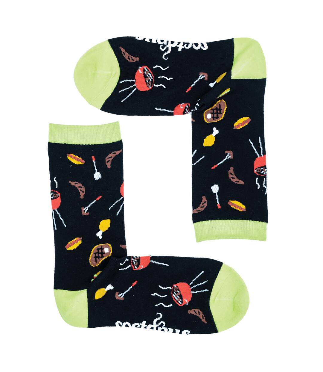 Food Design Novelty Unisex Cotton Socks-3