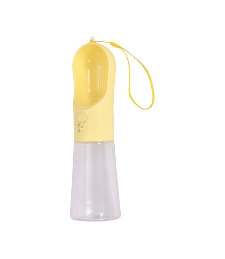 Plain dog water bottle one size yellow Jackson Pet Co