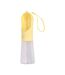 Plain dog water bottle one size yellow Jackson Pet Co