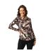 Blouse Motif/style Papillon Femme Vert Jaune Pâle Biba-4