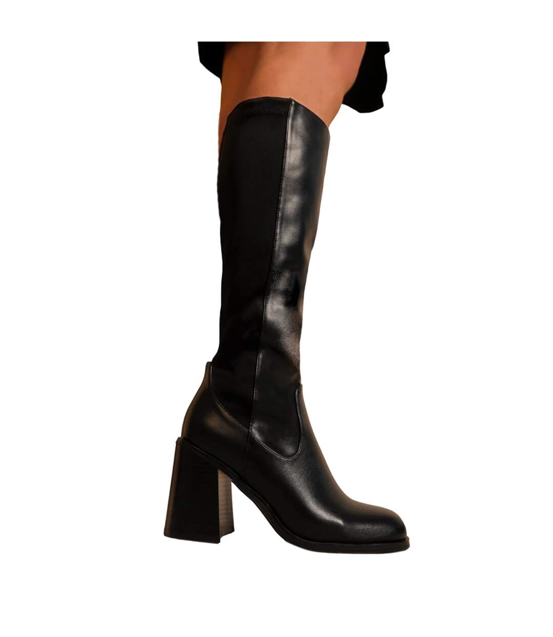 Bottes hauteur genoux zhuri femme noir Where's That From-2