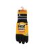 Mens Hi Vis Reflective Soft Fleece Lined Thermal Winter Gloves-2
