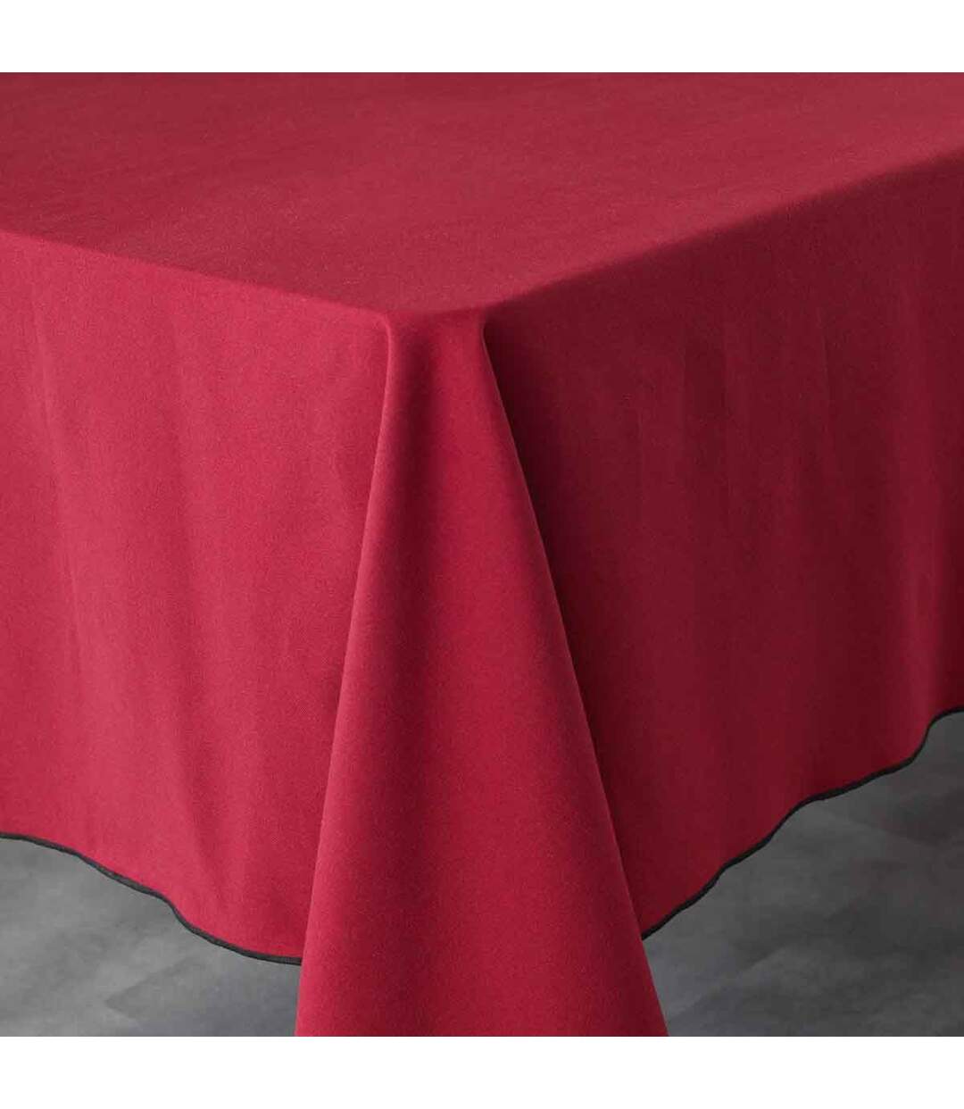 Nappe en Coton Mistraline 140x240cm Bordeaux-2