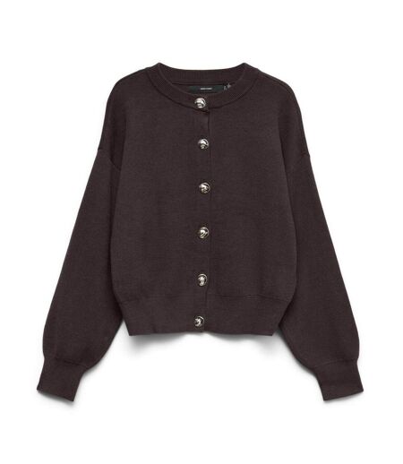 Gilet marron femme vero moda noella