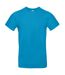 Tee-shirt B&c Mens #e190 Azur B And C-1