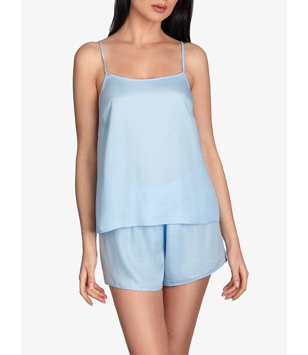 Bas pyjama short Forget-Me-Not bleu ciel Ajour-2