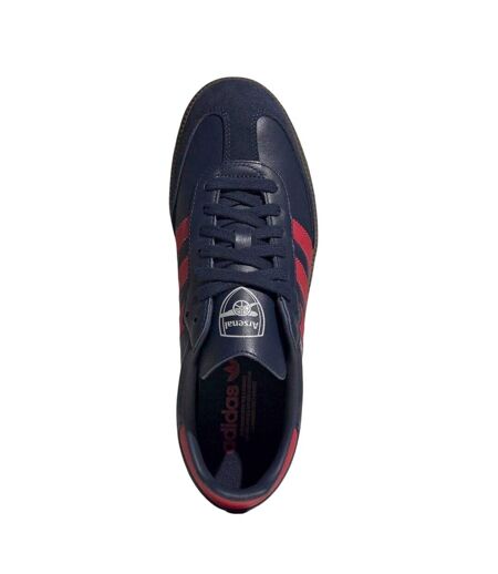 Mens Samba Club Juventus Fc Leather Trainers Indigo Red Gum Adidas