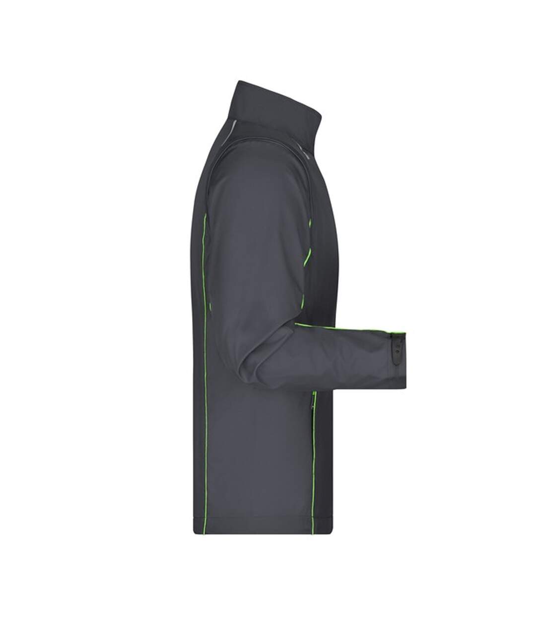 Veste Softshell Homme Gris Foncé Vert James And Nicholson-3