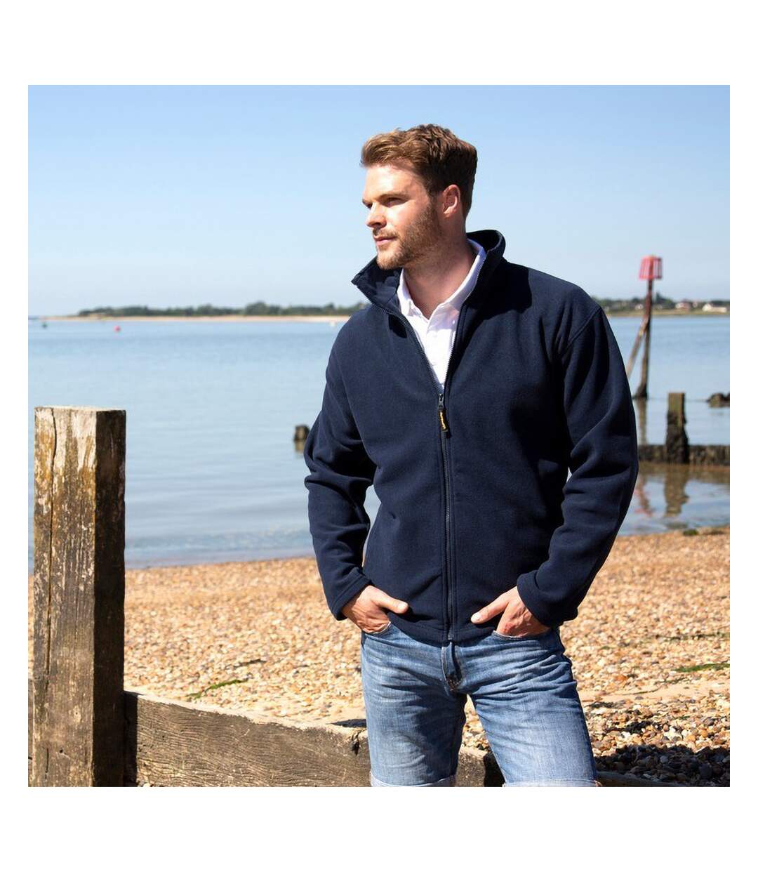 Horizon veste polaire homme bleu marine Result