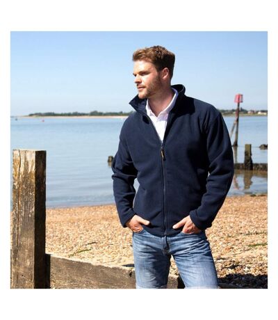 Result Mens High Grade Microfleece Horizon Showerproof Breathable Jacket (Navy Blue) - UTBC854