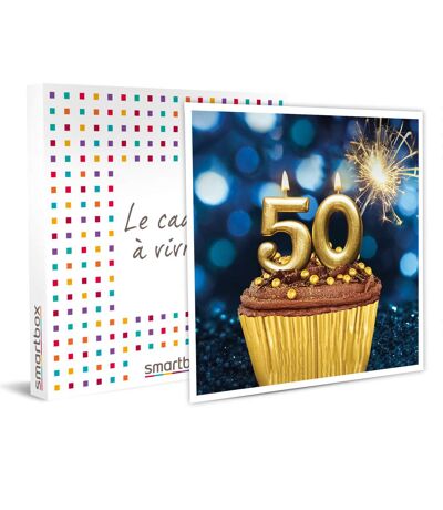SMARTBOX - Joyeux anniversaire ! Pour homme 50 ans - Coffret Cadeau Multi-thèmes