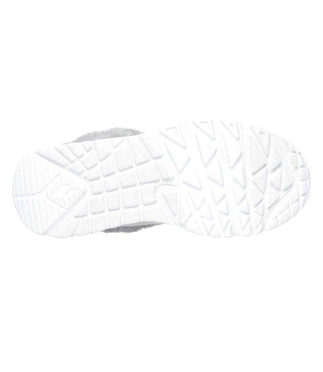 Childrens/kids Uno Lite High Top Trainers Grey Skechers-4