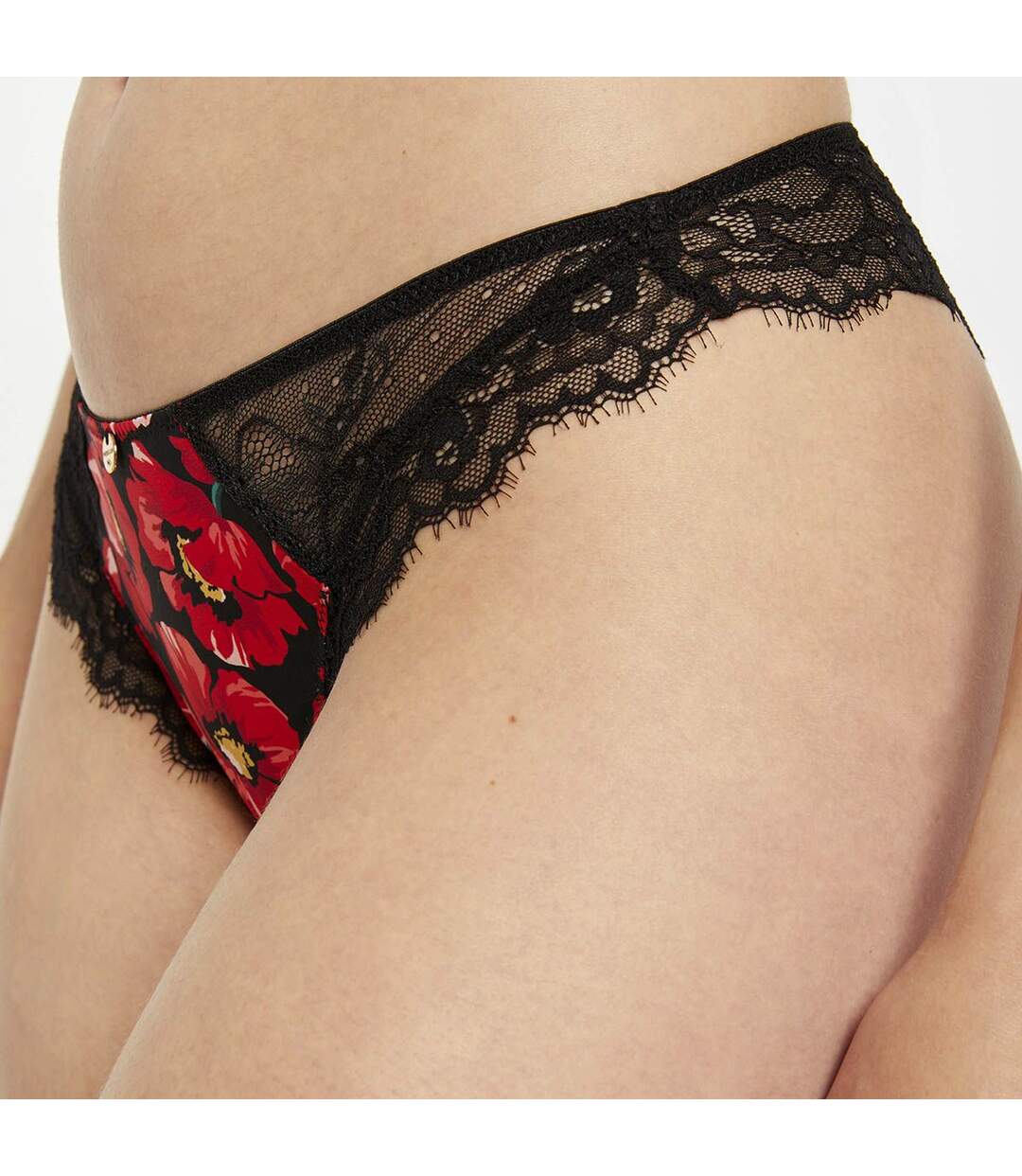 Tanga noir Flavie