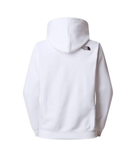 Mens Drew Pull Over Hoodie White Black The North Face