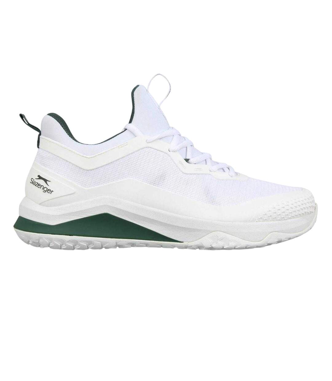 Mens Ac Tennis Shoes White Green Slazenger-1
