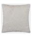 Sonnet faux fur cut cushion cover 45cm x 45cm white Paoletti