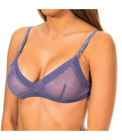 Wire-free bra with bow closure 00CS7H-0NAAT woman