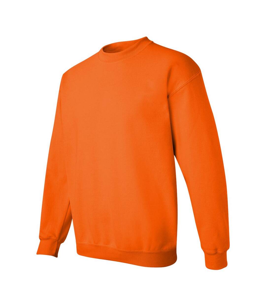 Sweat Adulte Orange Fluo Gildan-3