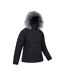 Womens/ladies isla extreme short down jacket black Mountain Warehouse