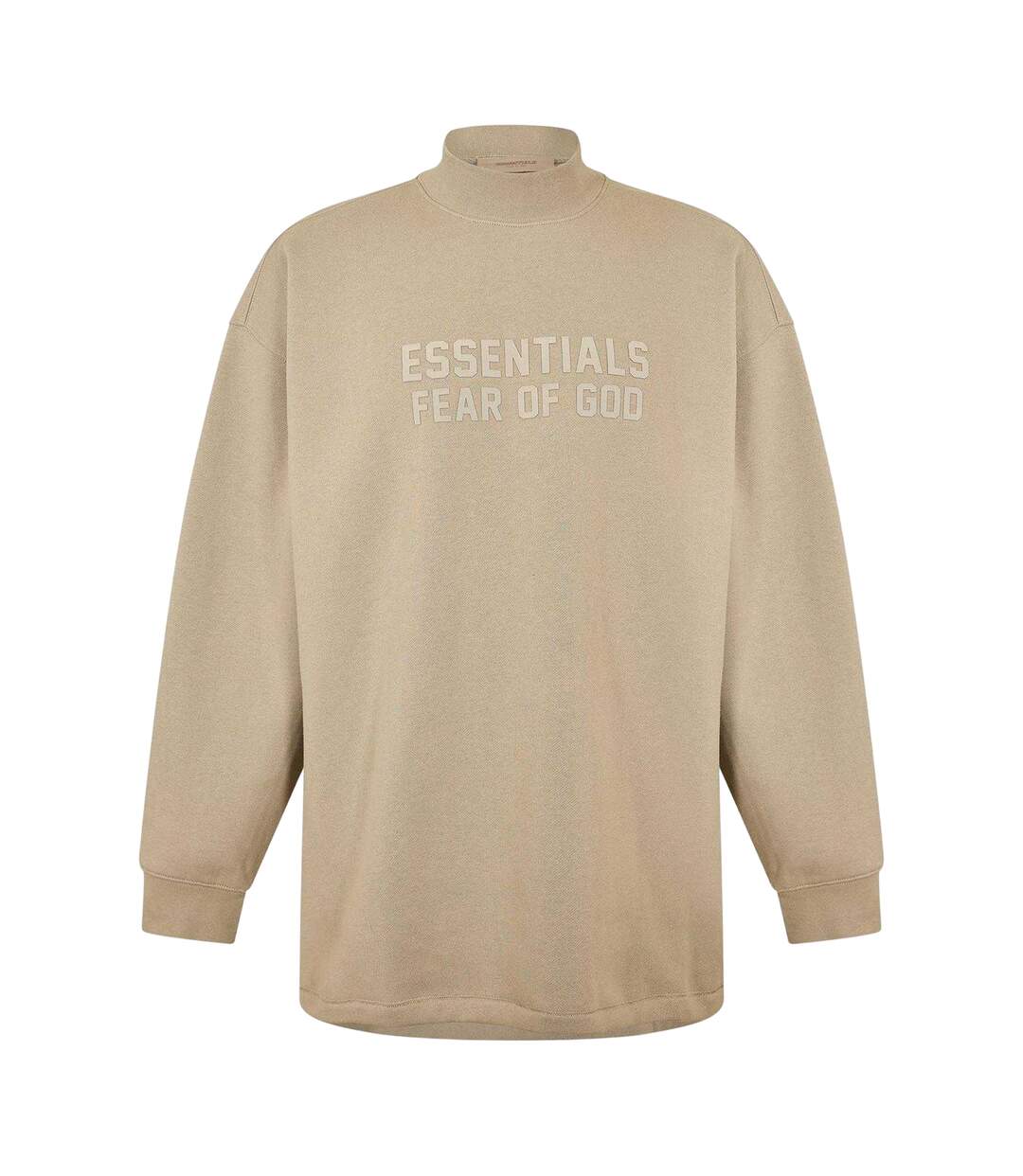 Mens Logo Crew Neck Sweatshirt Seal Grey Fear Of God Essentials-1