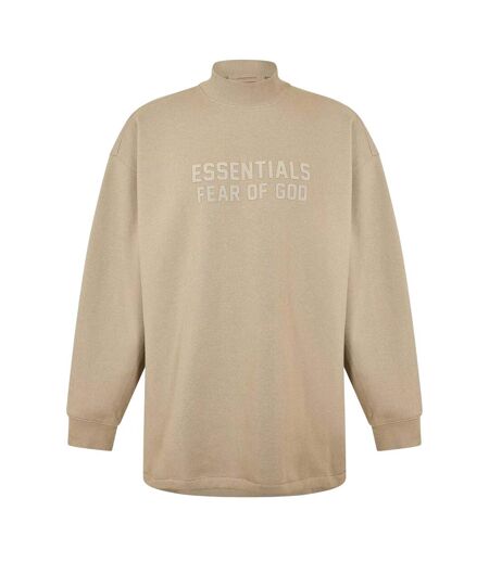 Mens Logo Crew Neck Sweatshirt Seal Grey Fear Of God Essentials