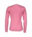 Womens/ladies long-sleeved t-shirt pink Cottover-2