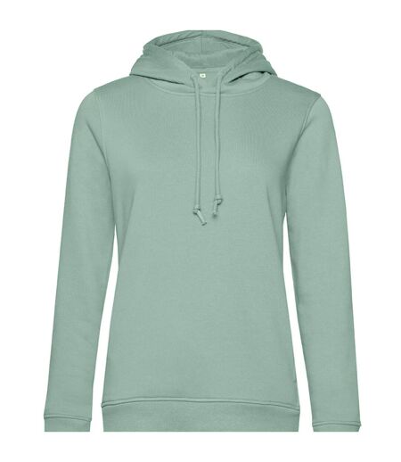 Sweat À Capuche Inspire Femme Vert De Gris B&C