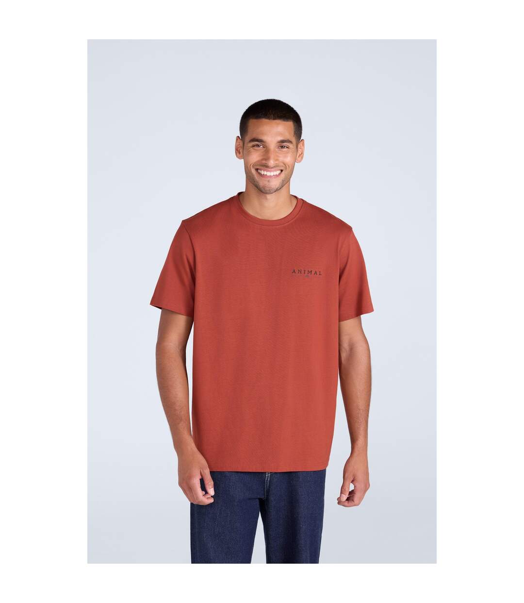 T-shirt Été Chase Homme Orange Animal-1