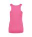 Womens/ladies Moisture Wicking Girlie Tank Top Electric Pink AWDis Cool-2