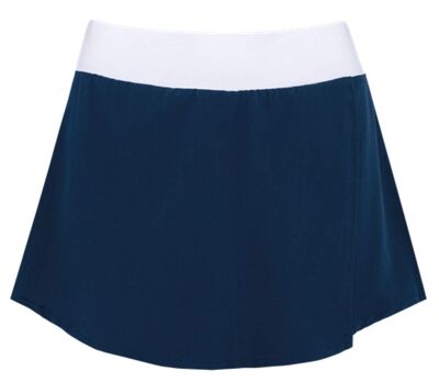 Jupe de padel avec short intégré - Femme - PA1031 - bleu marine et blanc