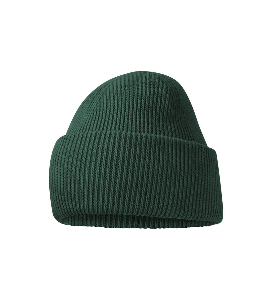 Bonnet Classic Adulte Vert Bouteille Beechfield-2