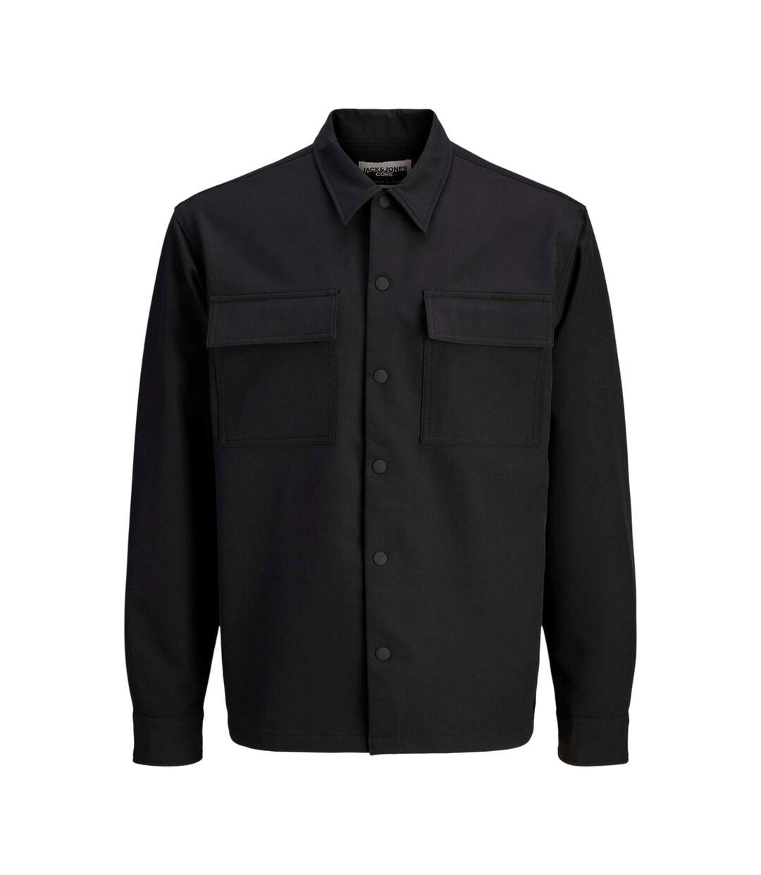 Chemise Manches Longues Motif/style Uni Commute Homme Noir Jack And Jones-2