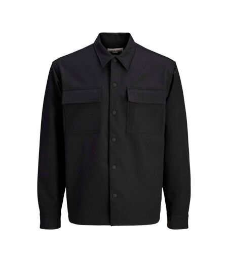 Chemise Manches Longues Motif/style Uni Commute Homme Noir Jack And Jones