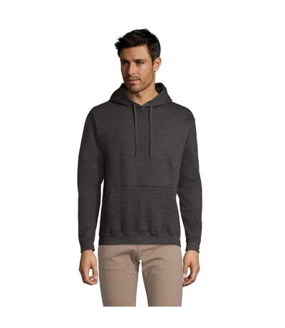 SOLS Snake Unisex Hooded Sweatshirt / Hoodie (Charcoal Marl) - UTPC382