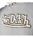 Sweat chiné à capuche et broderie bouclette à l'avant en coton Baz Vondutch