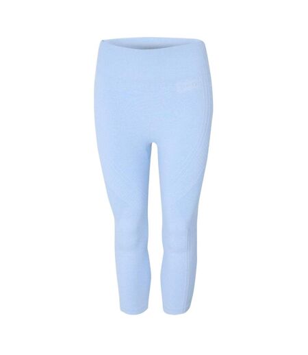 Legging ¾ Pro Femme Bleu Pâle Chiné USA
