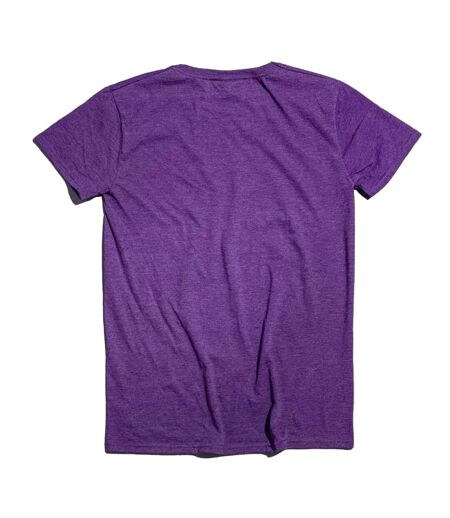 T-shirt Motif Comte Vampirouette Fang Club Adulte Violet Sesame Street