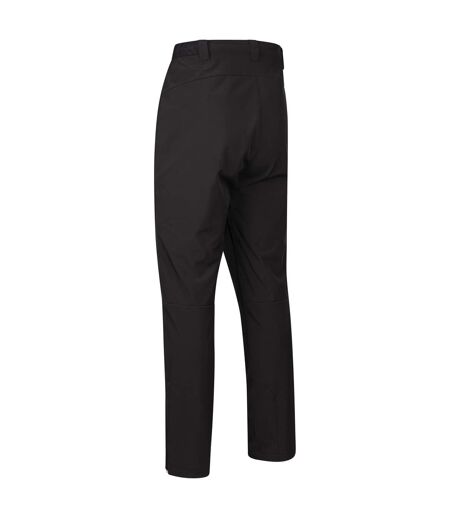 Mens dlx rogers softshell trousers black Trespass