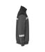 Mens Progression Hi-vis Full Zip Sweatshirt Grey Black Projob-4