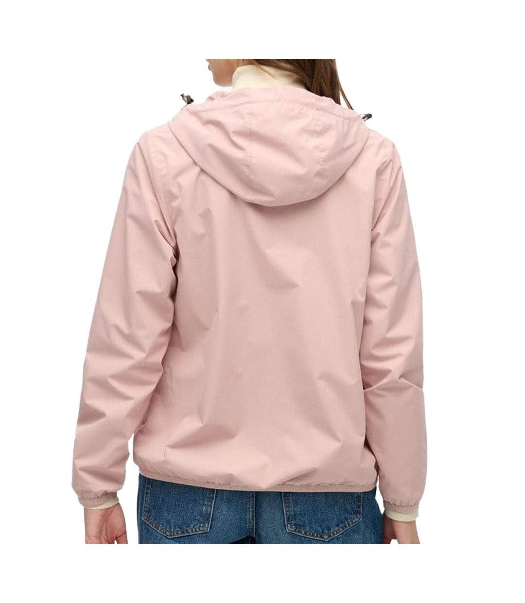 Veste de pluie rose femme superdry essential tri windbreaker-2