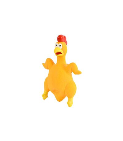 Jouet pour Chien Sonore Poulet Rôti 20cm Orange