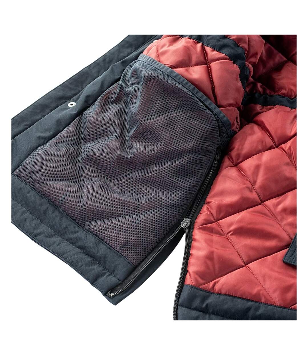 Veste Hiver Lassero Homme Bleu Foncé Bordeaux Hi-Tec-4