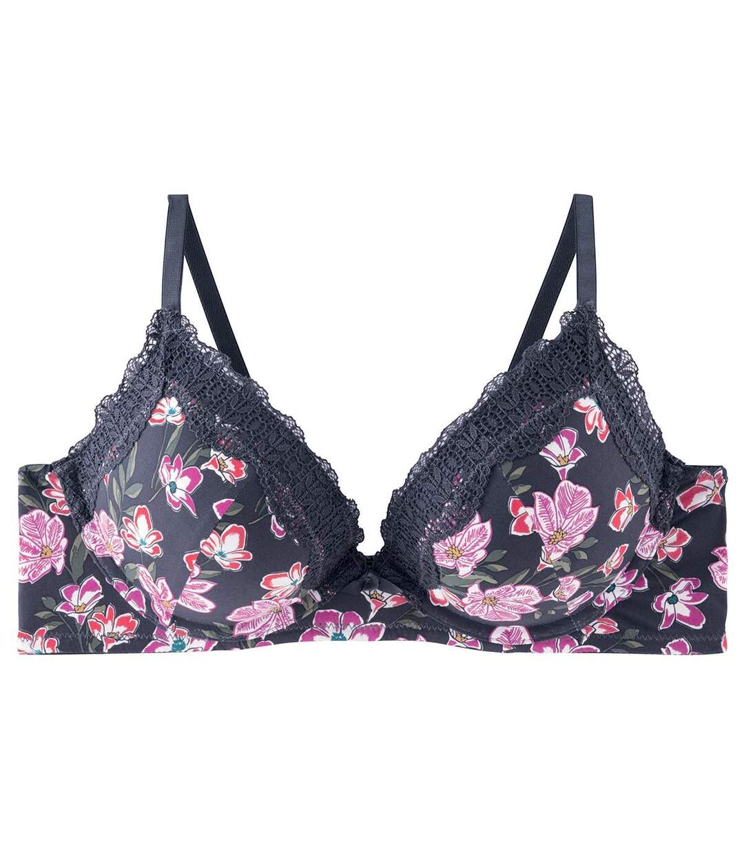 Soutien-gorge ampliforme coque moulée multico gris Tarot