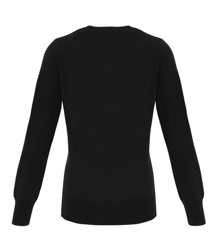 Premier Womens/Ladies Essential Acrylic Cardigan (Black) - UTRW6595