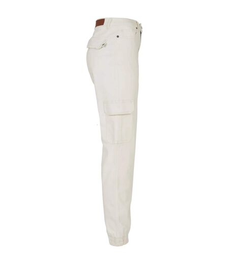Pantalon À Poches Femme Blanc Cassé Urban Classics