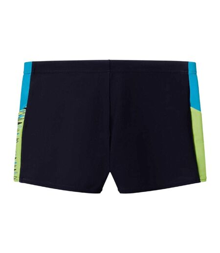 Mens Dive Colour Block Swimming Trunks Anthracite Teal Speedo