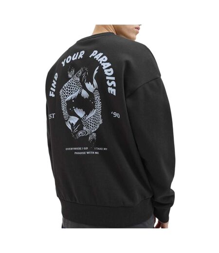 Sweat noir homme jack & jones charge - l