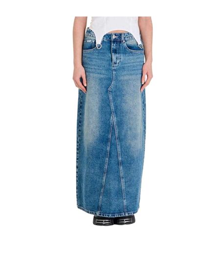 Jupe Longue Femme Bleu The Ragged Priest