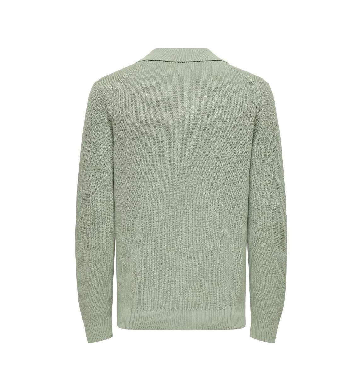 Polo vert homme only & sons casper-2