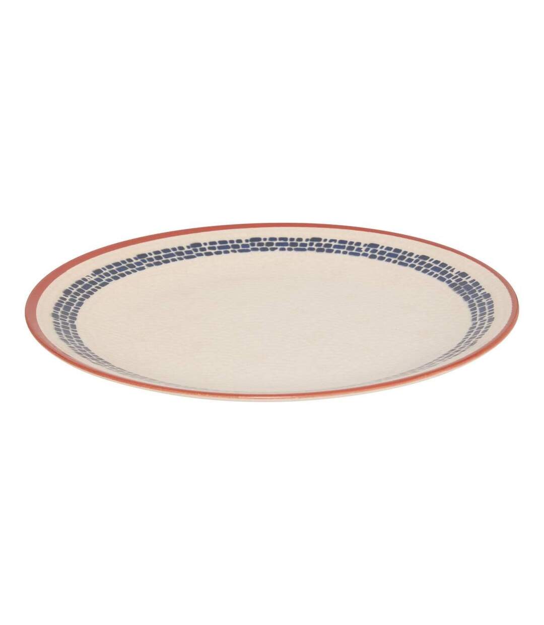 Lot de 6 Assiettes Plates Morgane 26cm Crème-2